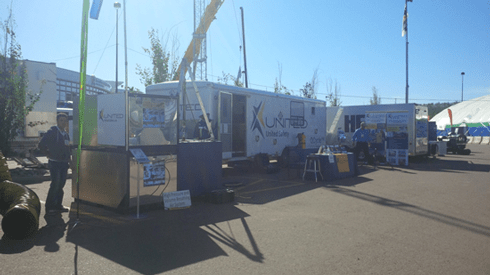 United Safety booth stands out at the Oil Sands Trade Show and Conference 