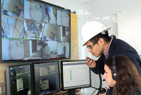Integrated solution to site surveillance and safety