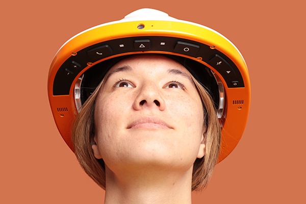 Smart, safe, versatile. The industrial hardhat for the connected worker.